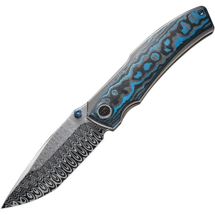 We Knife Co Ltd Swordfin Liner Damascus Tanto Blade Folding Knife – WE23067-DS1