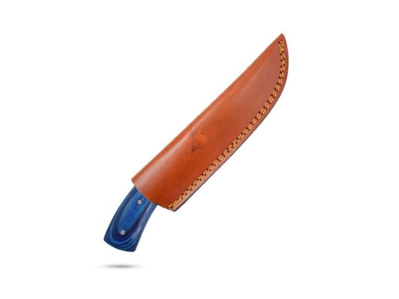 Wild Turkey Fix Blade Gut Hook Knife 8.5″ Full Tang Bone & Wood Handle w/Sheath