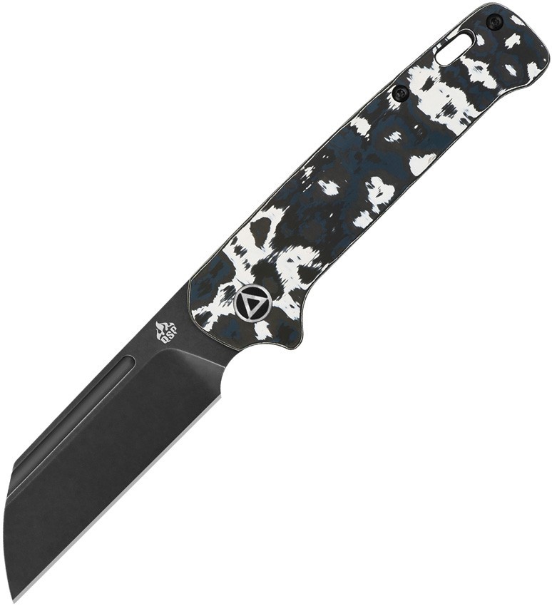 QSP Knife Penguin Slip Joint Storm CF QS130SJG2 3″ Carbon Fiber Folding Knife