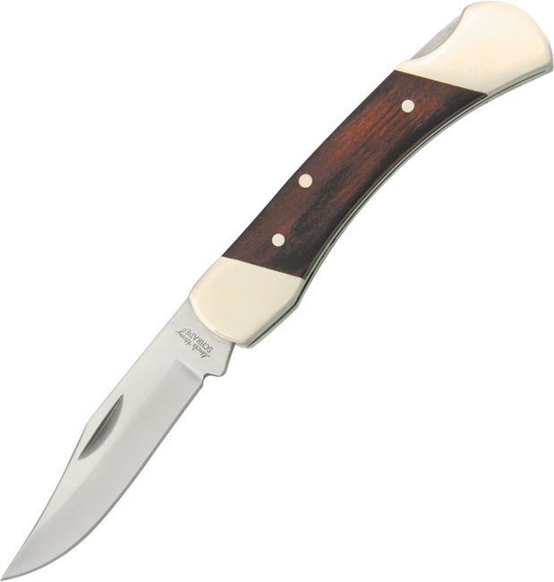 Schrade Uncle Henry Brown Bear Rosewood Lockback Folding Knife Pocket – LB3