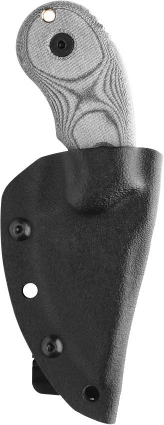 TOPS Wolf Pup WP010 2.25″ Carbon Black Micarta Fixed Blade Knife