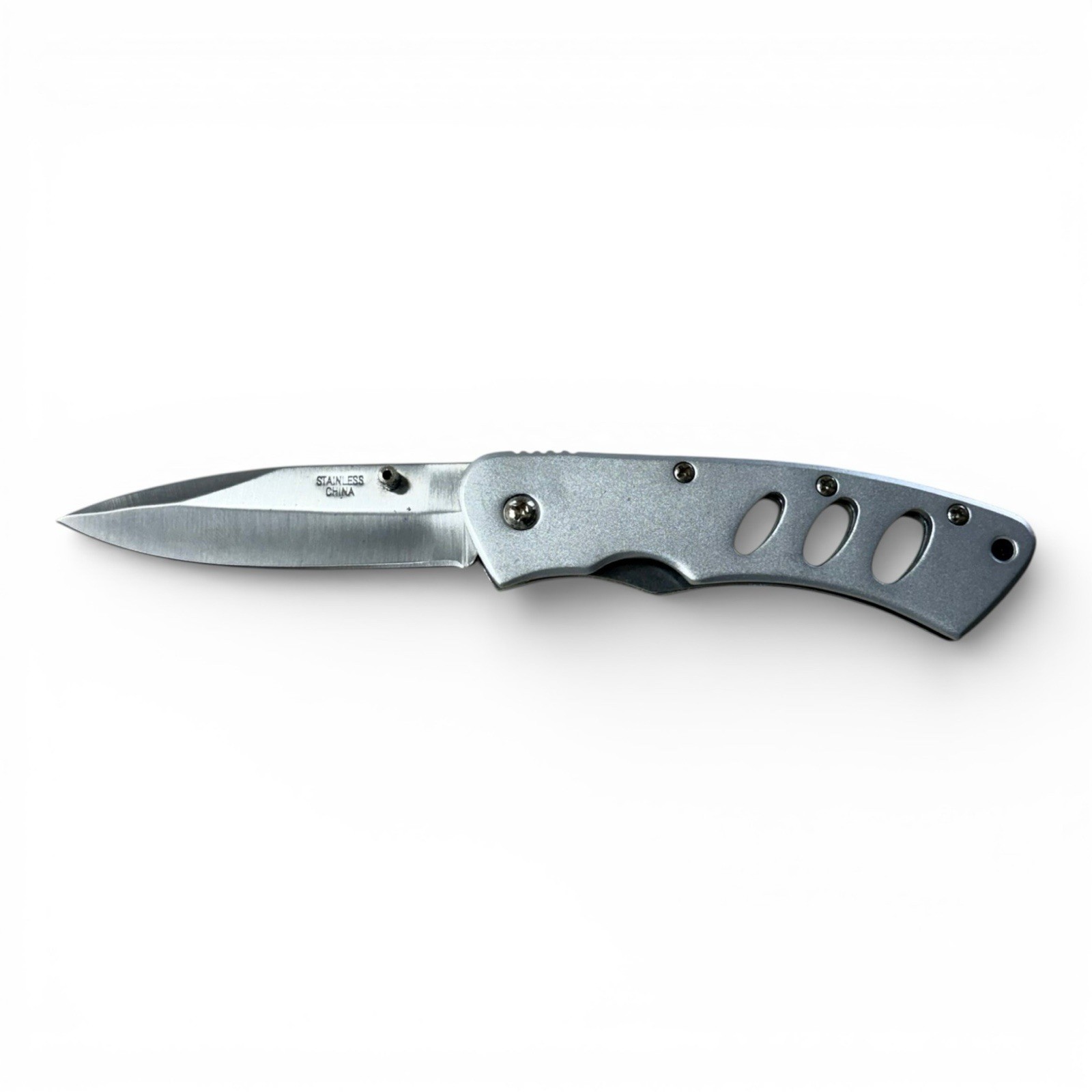 Skeleton Frame Folding Pocket Knife 3” Stainless Steel EDC Tactical Folder