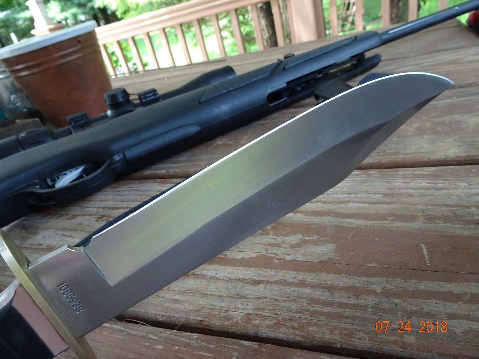 OLD TIMER SCHRADE 15.5″ OA BOWIE KNIFE 10″ 440 BLADE DERLIN SAW CUT HANDLE HD SH