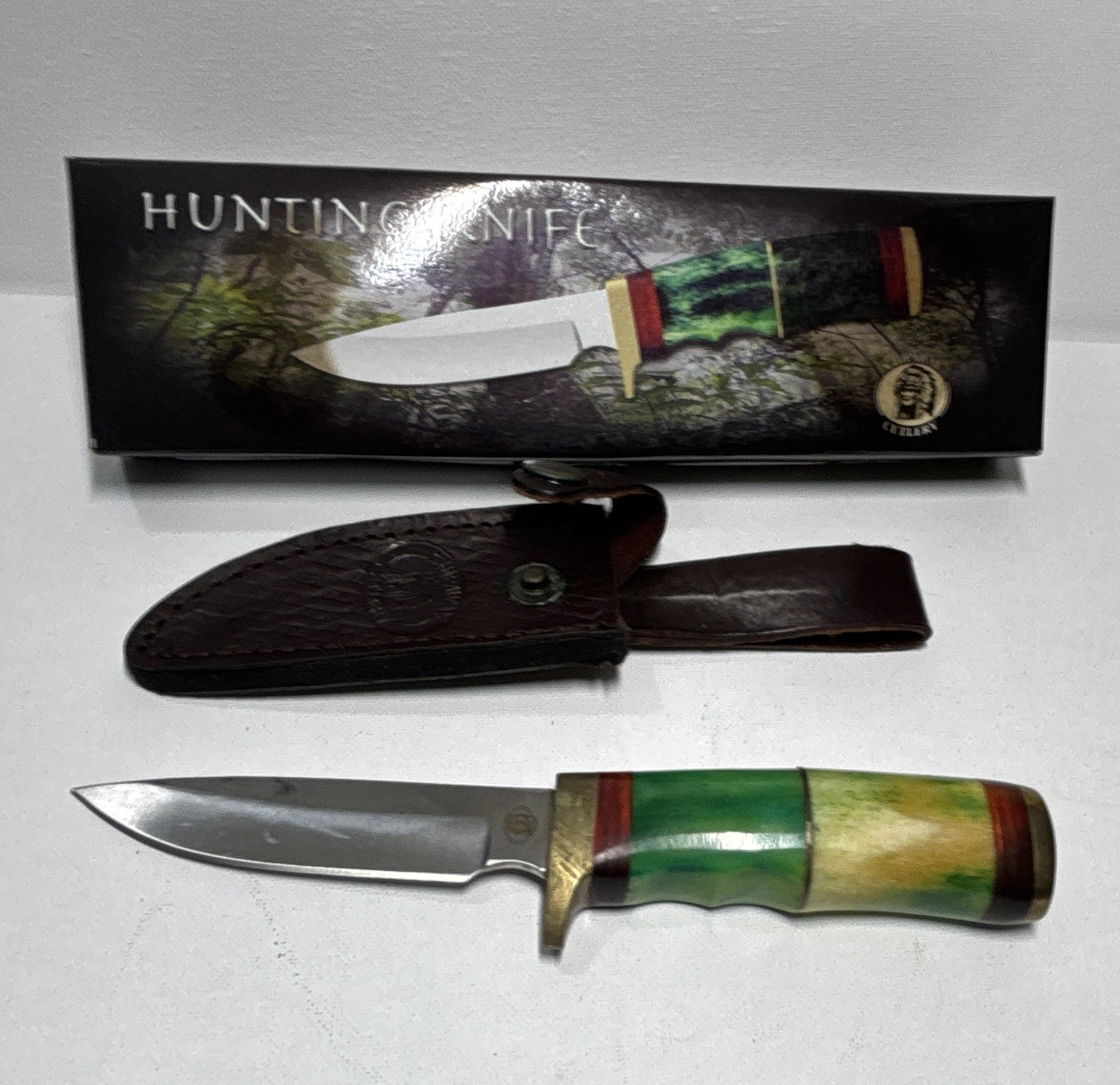 Chipaway Cutlery HC-34 Fixed Blade Hunting Knife Edge Sheath