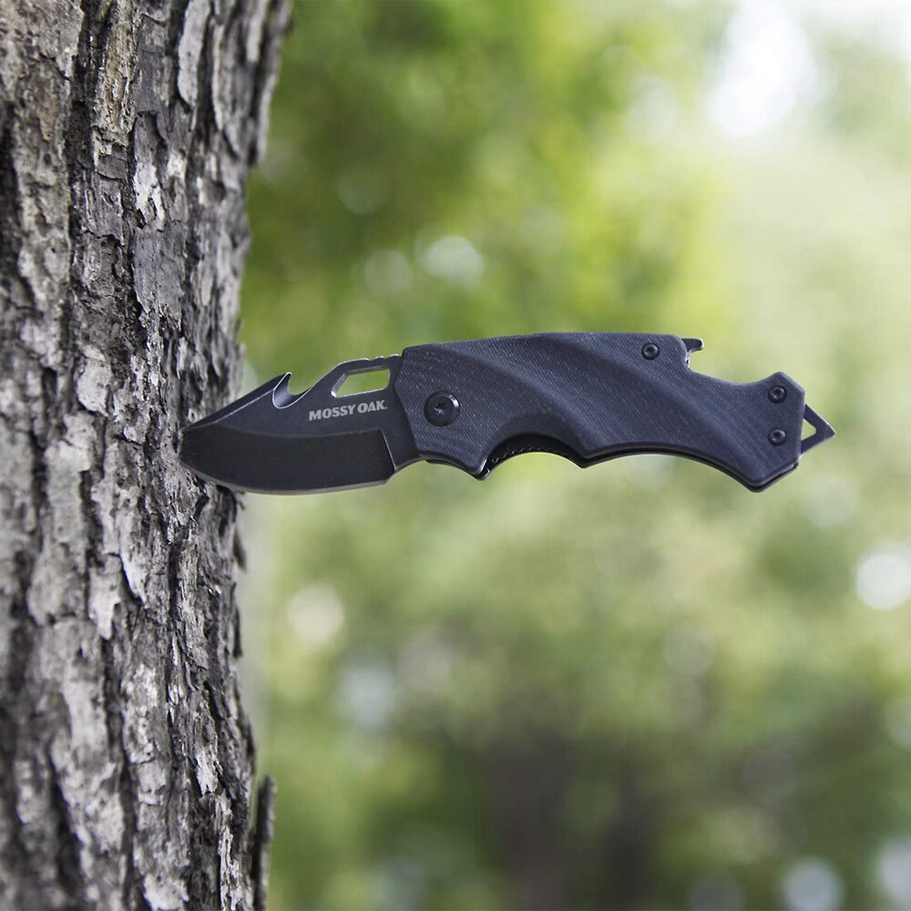 Mini Folding Pocket Knife 2.5”Blade Black G10 Handle EDC Multifunction Tool New