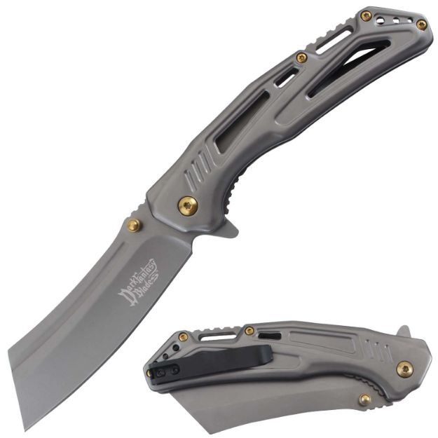 8.25″ DARK FANTASY BLADES EDC FOLDING POCKET KNIFE 3CR13 STEEL BLADE POCKET CLIP
