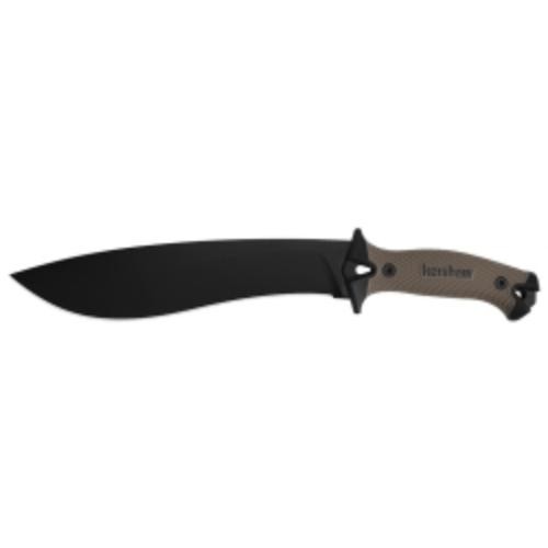 Kershaw 1077TAN Camp 10 Machete 10in Fixed Blade Tan/Black