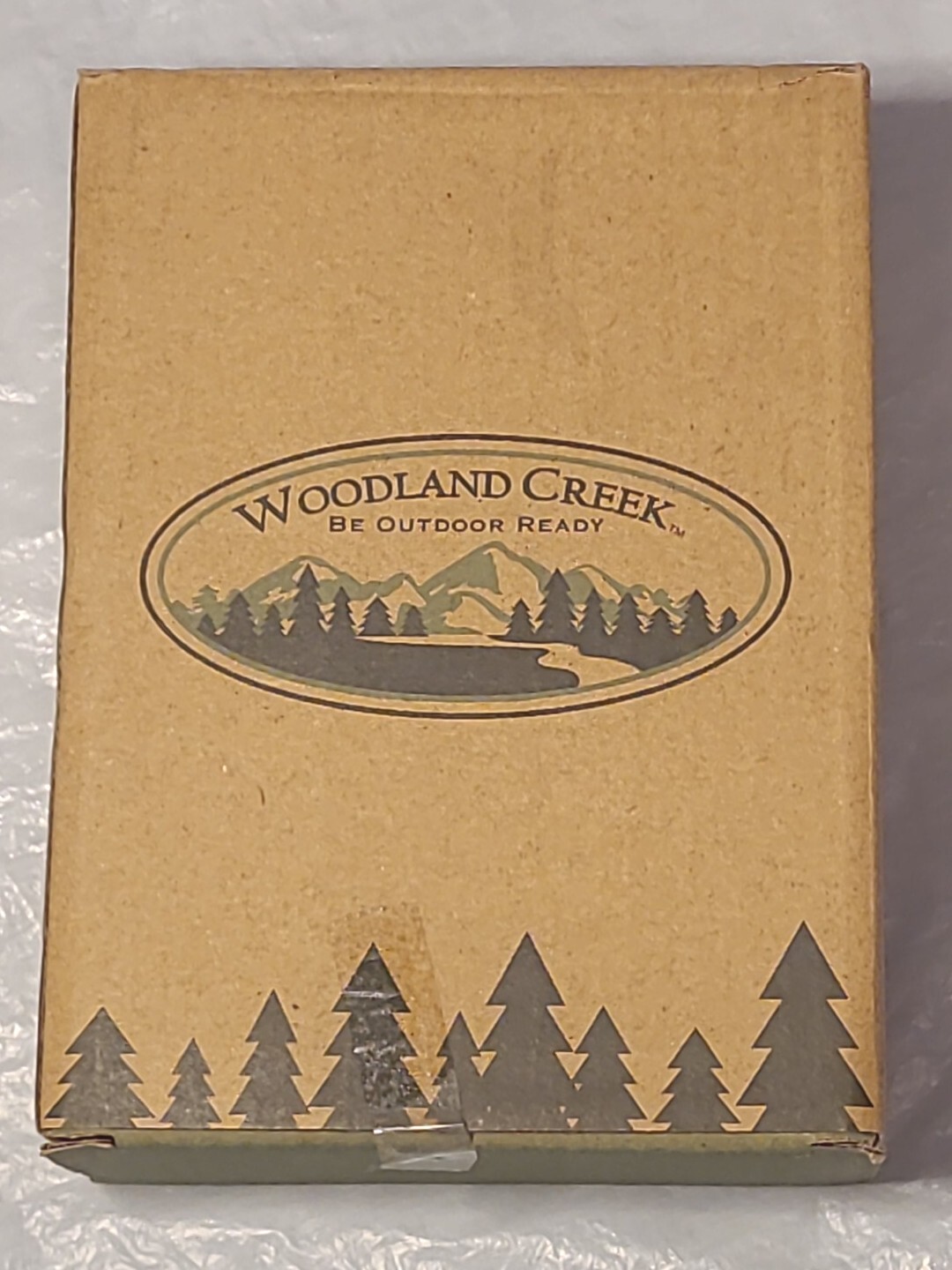 Woodland Creek Stainless Steel Brown Bear 7″ Collectible Folding Knife with Tin