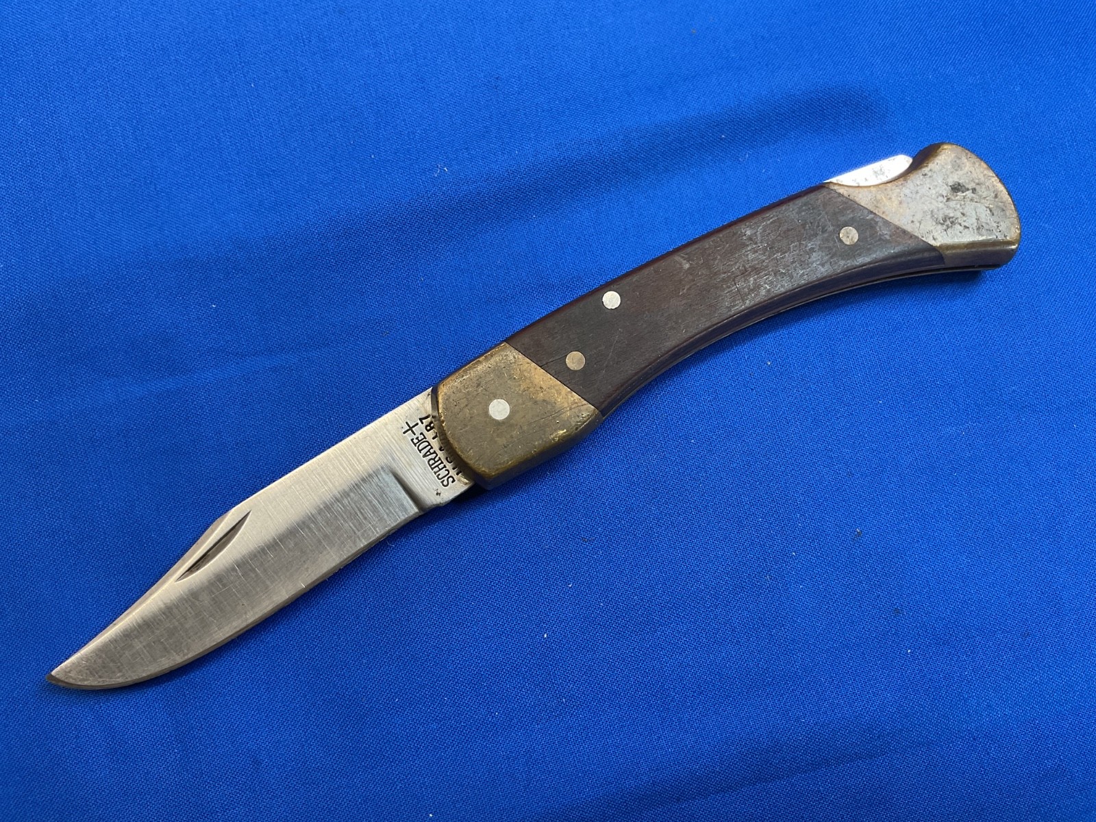 Schrade Old Timer Bear Paw LB7 Folding Pocket Knife USA