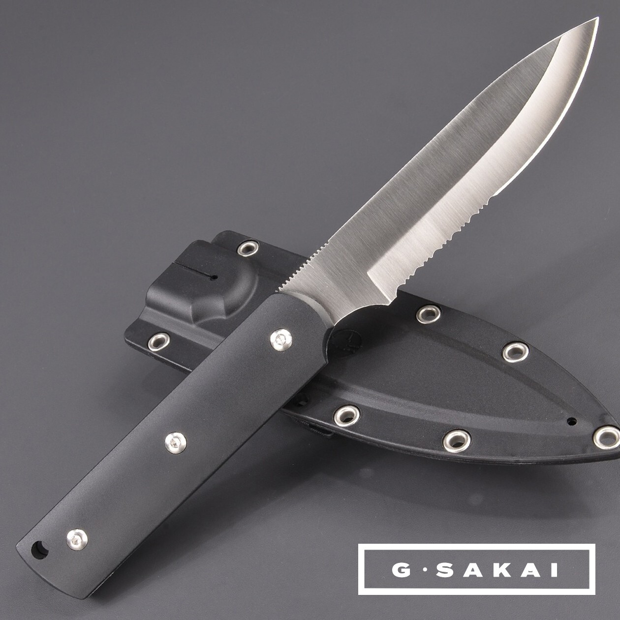G-SAKAI SABI-KNIFE8 Rust Resistant Low-Carbon Steel Makiri Knife Made in Japan