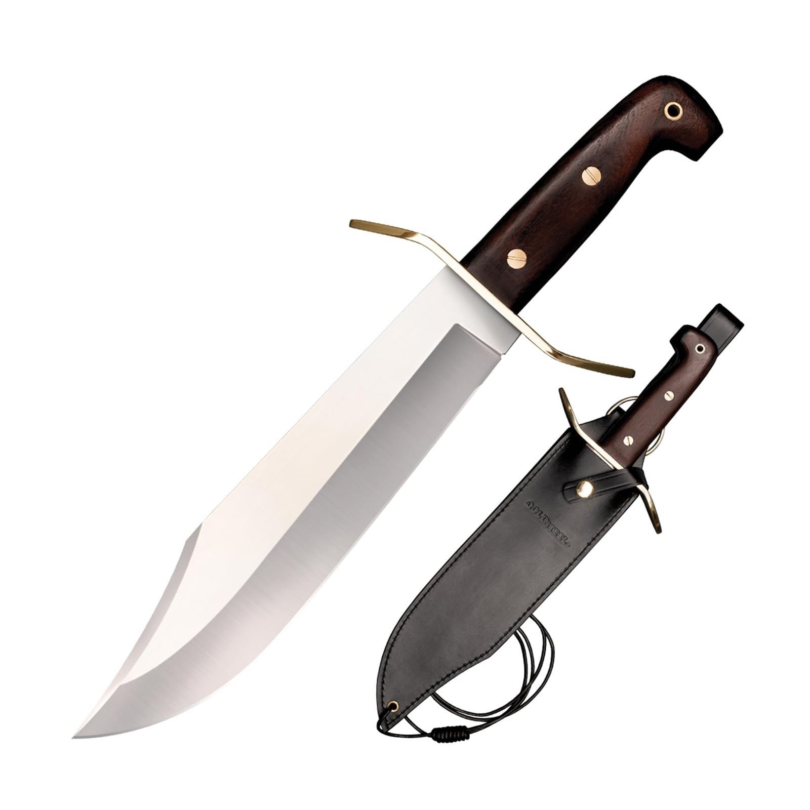 Ameristep Wild West Bowie 10.75″ 1090 High-Carbon Steel Clip Point Blade 5.25″
