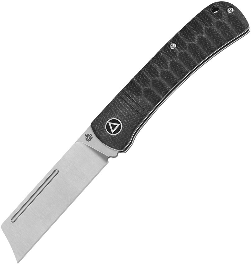 QSP Knife Hedgehog Slip Joint QS142-E 2.75″ 14C28N Black Micarta Folding