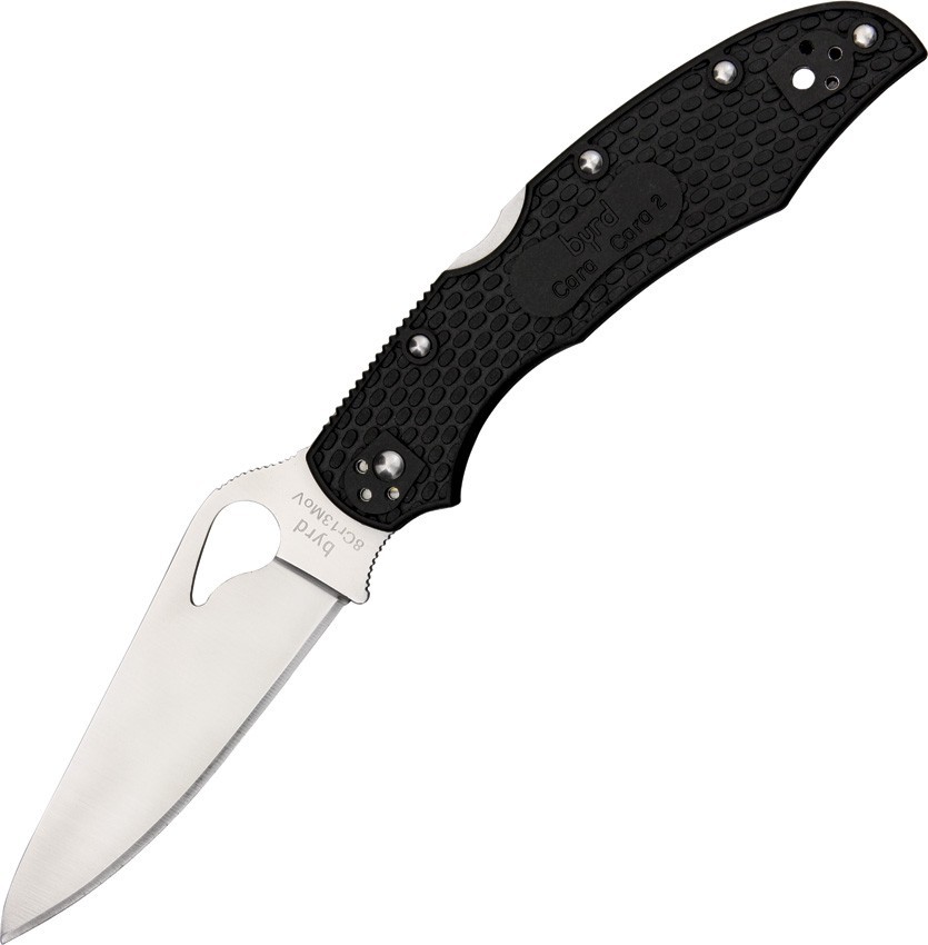 Byrd Cara Cara 2 Folding Knife Steel Blade Black FRN Handle 3PBK2 – BY03PBK2