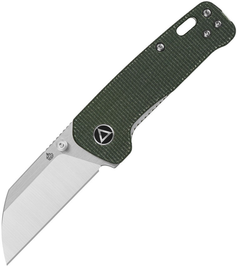 QSP Knife Mini Penguin Linerlock QS130XS-C 2.25″ 14C28N Green Micarta