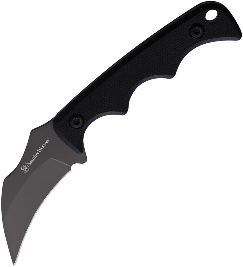 Smith & Wesson H.R.T. Karambit Neck Knife 1193155 2.0″ Stainless Black G10 Knife