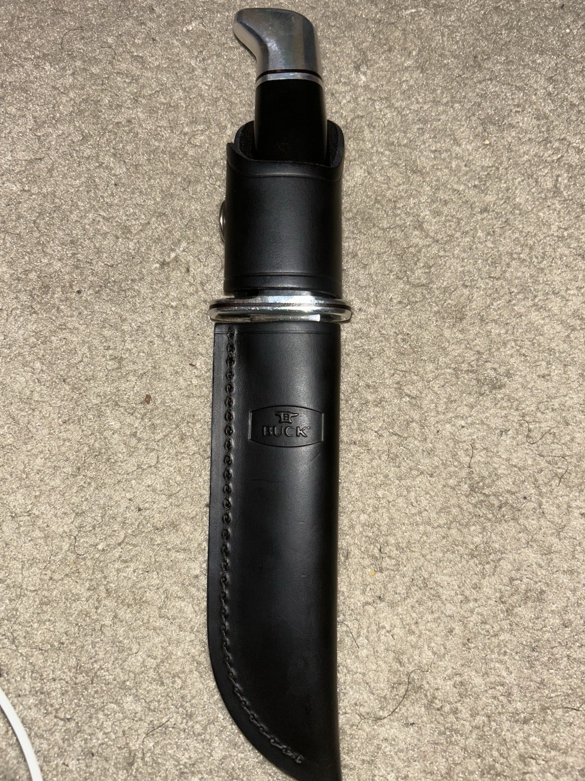 Buck Knives 119 Special Fixed Blade Hunting Knife, 6-inch with Leather Sheath