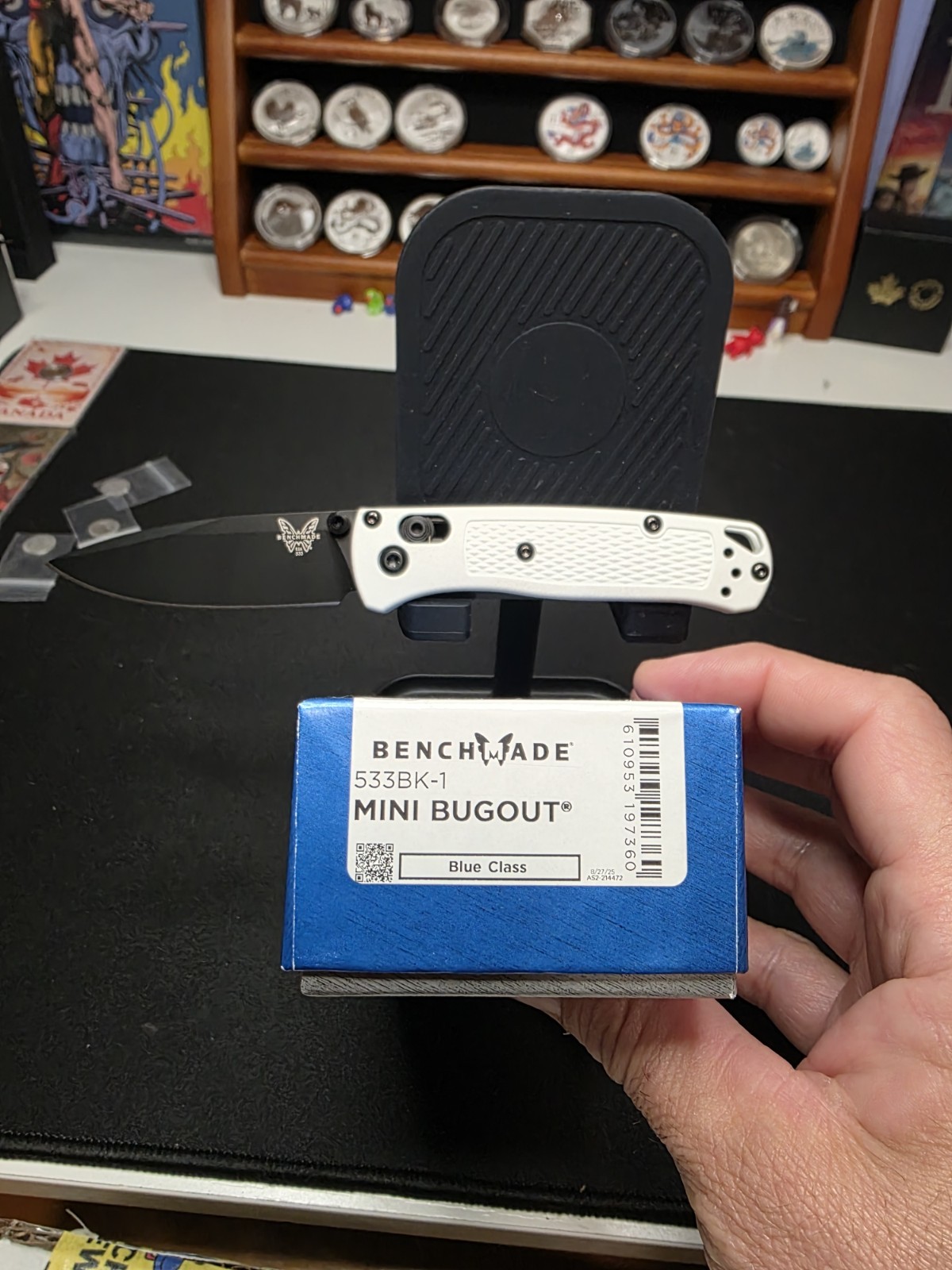 ​Benchmade Mini Bugout 533BK-1 – CPM-S30V Black Blade – Alpine White – EDC Knife