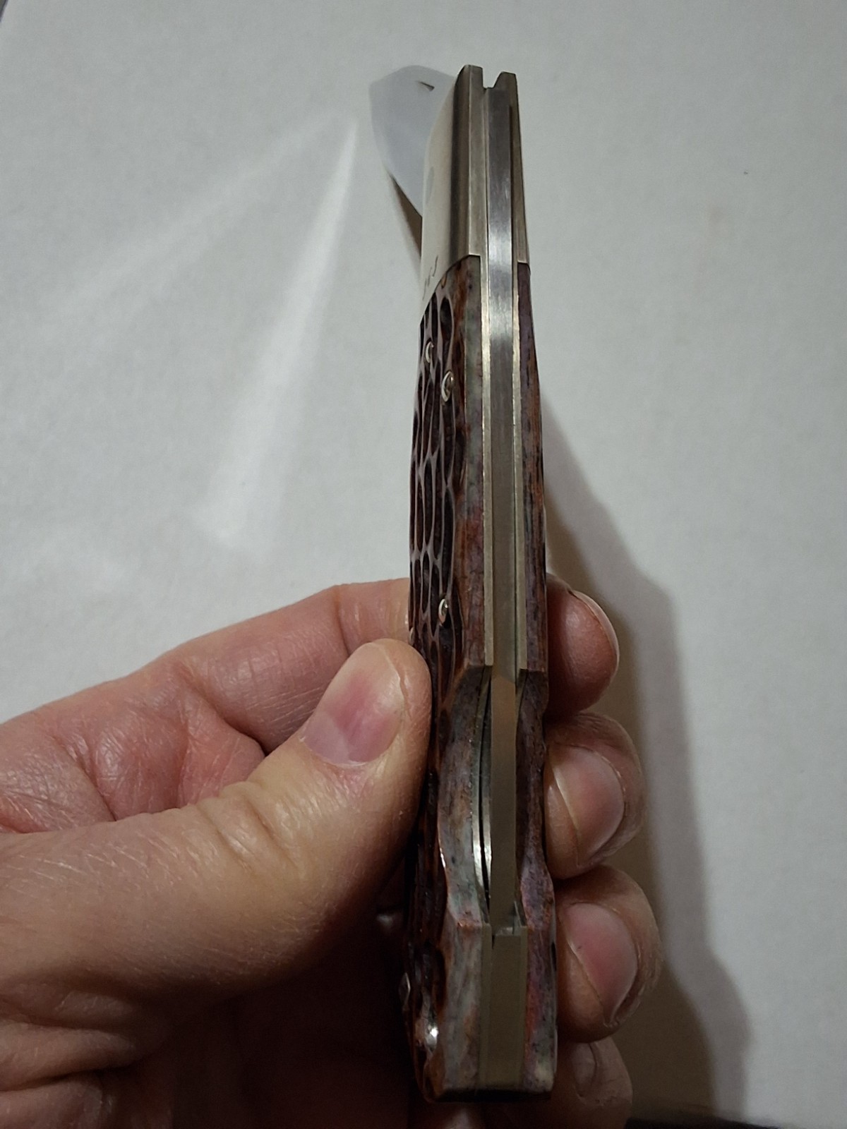 Jess Horn for Beretta Custom Series Limited Numbered Knife Moki Japan #363 NICE
