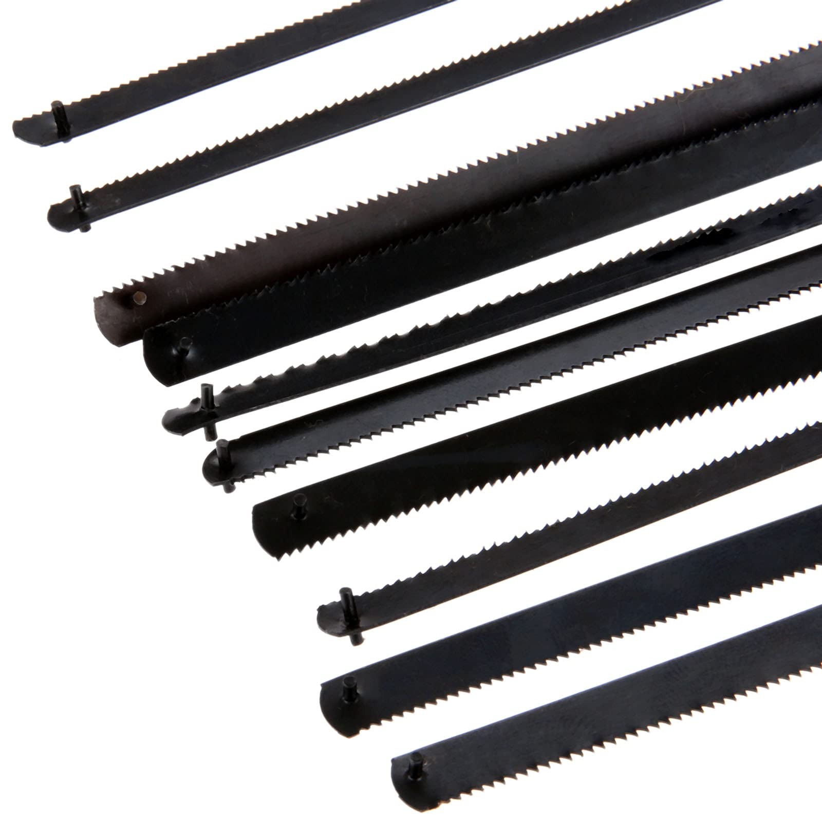 dophee 10Pcs 6 inch 150mm 24T Mini Hacksaw Blade Replacement, Black