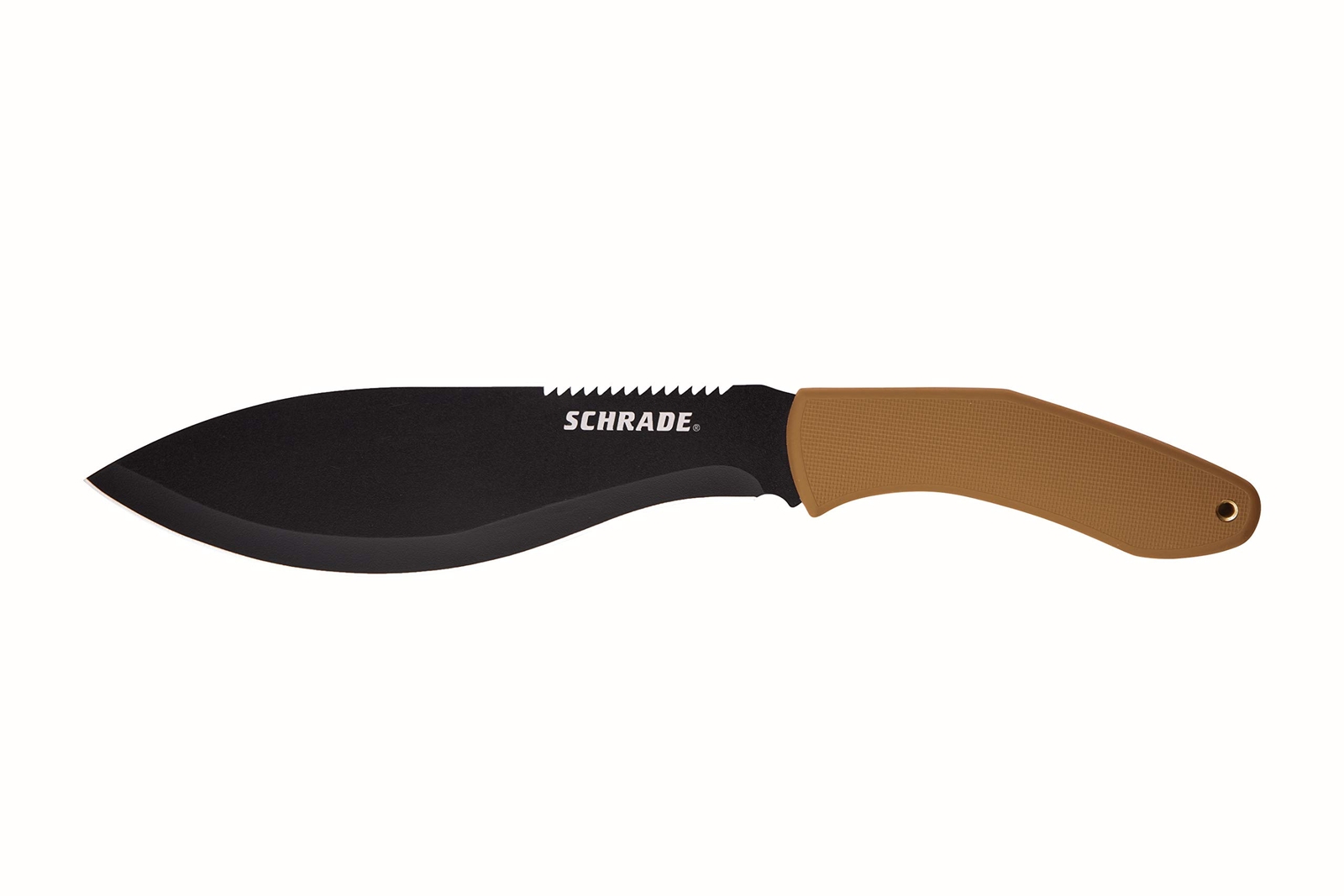 Schrade 17″ Frontier Machete with 3CR13 Steel Black Oxide Blade, Lanyard Hole