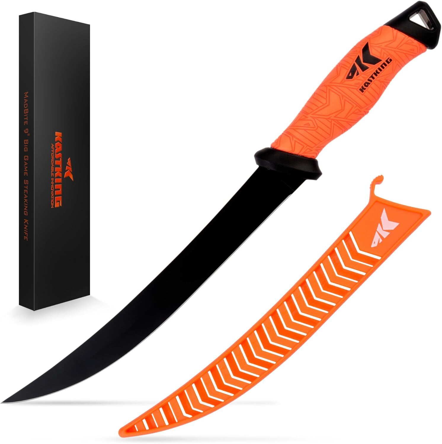 KastKing Speed Demon Pro Fillet Knife G4116 German Steel Non-Slip + Sheath