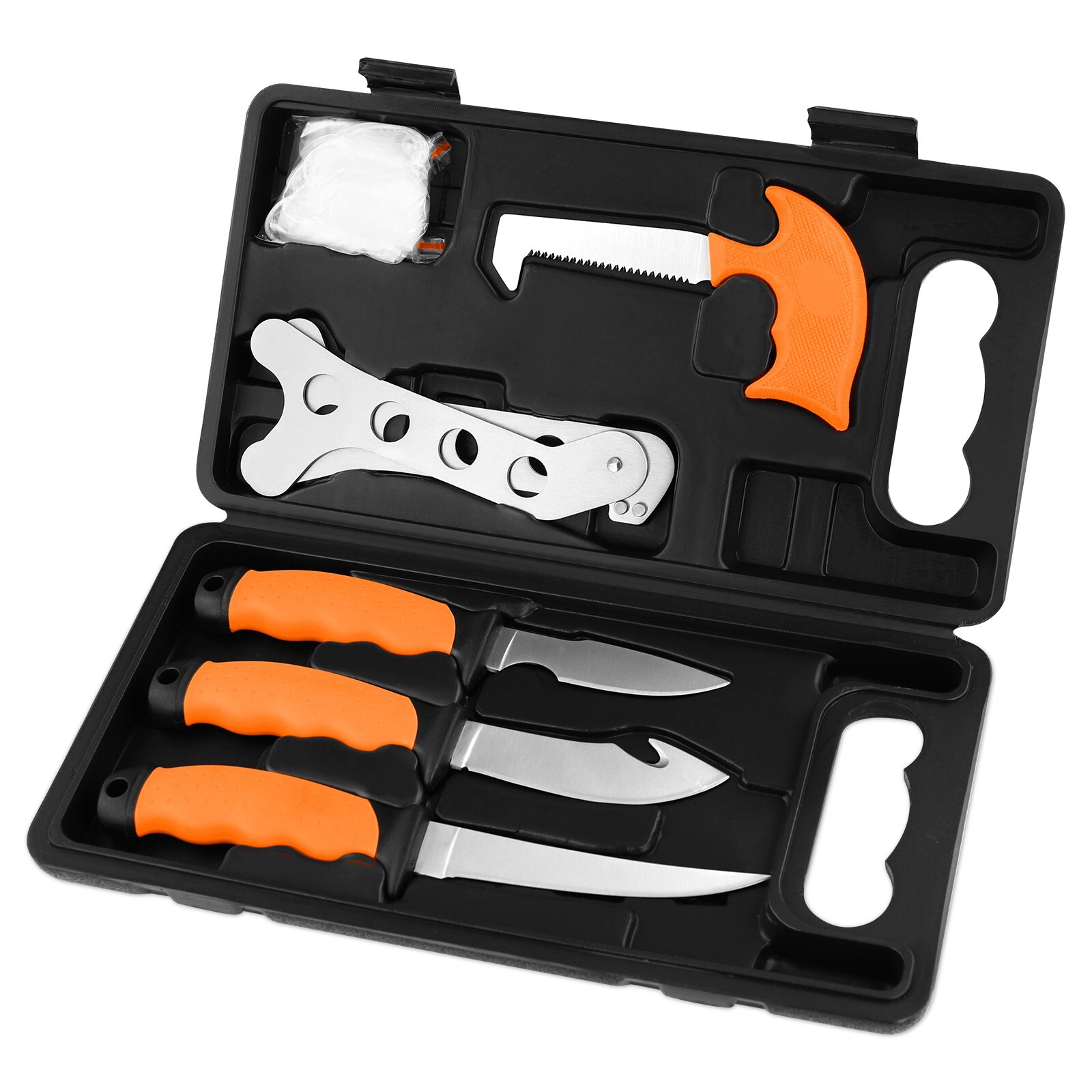 Dispatch 6PCs Hunting Knife Set – 3Cr13 Blades Deer/Elk Game Processor Kit