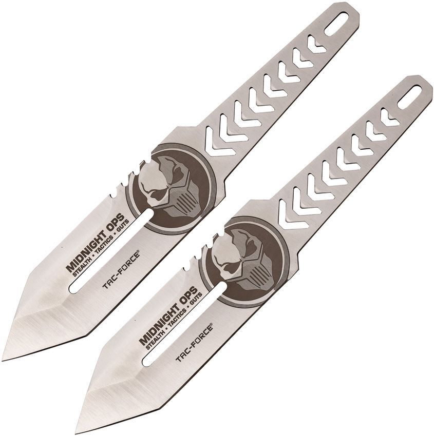 Tac Force Throwing Set Fixed Knife 4″ 3Cr13 Steel One-Piece Blade – TF-TK001-2
