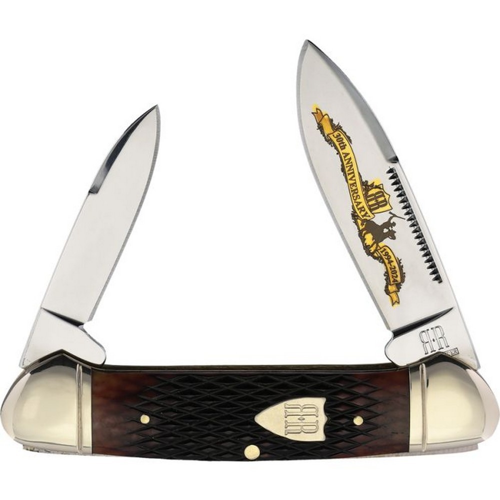 Rough Rider 30th Anniversary Canoe Pocket Knife Stainless Blades – KB203