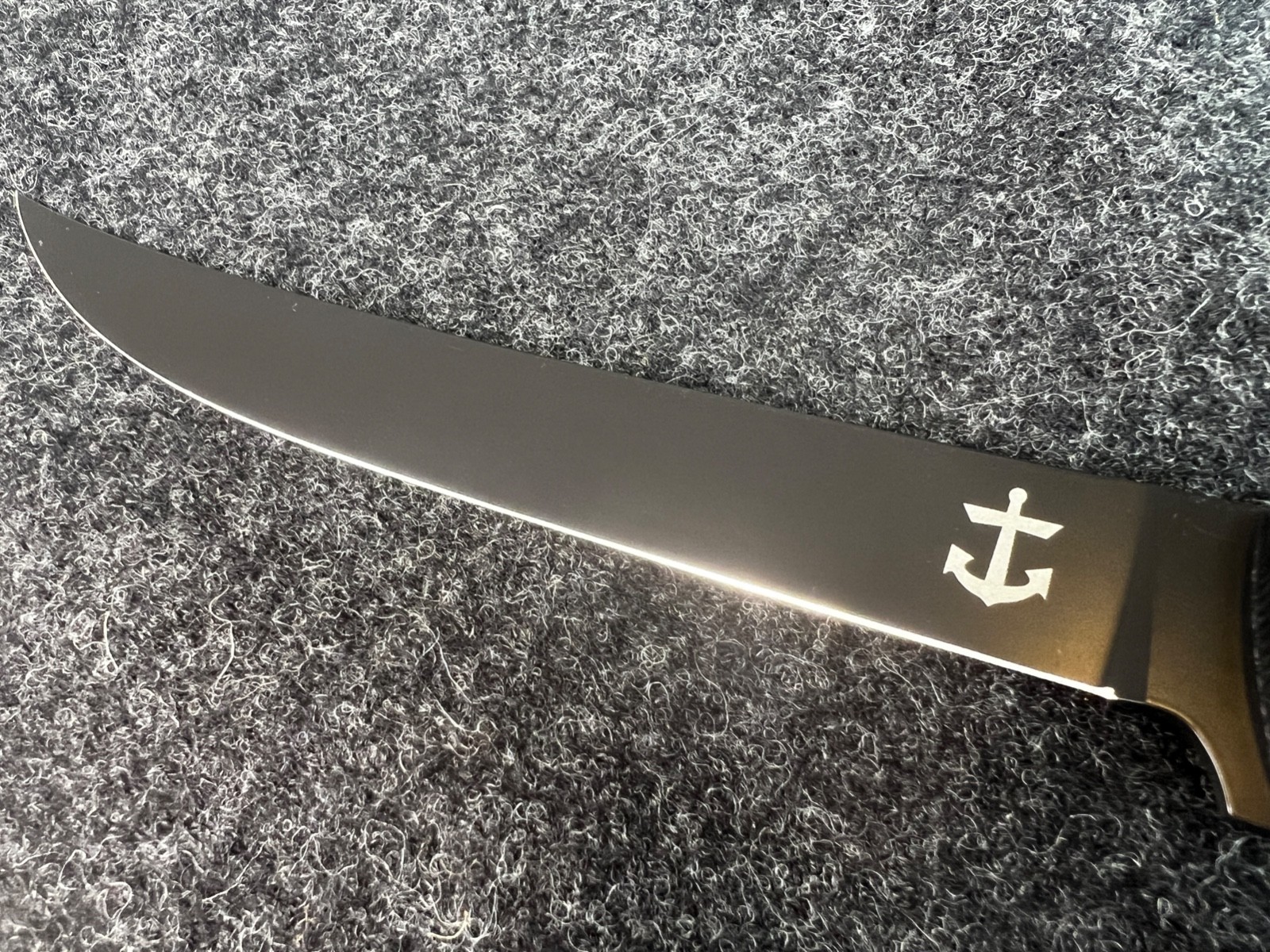 Leucadia Hamachi 8″ Filet, Blacked out, G-10 154CM 61 HRC (Cerakote disclosure)