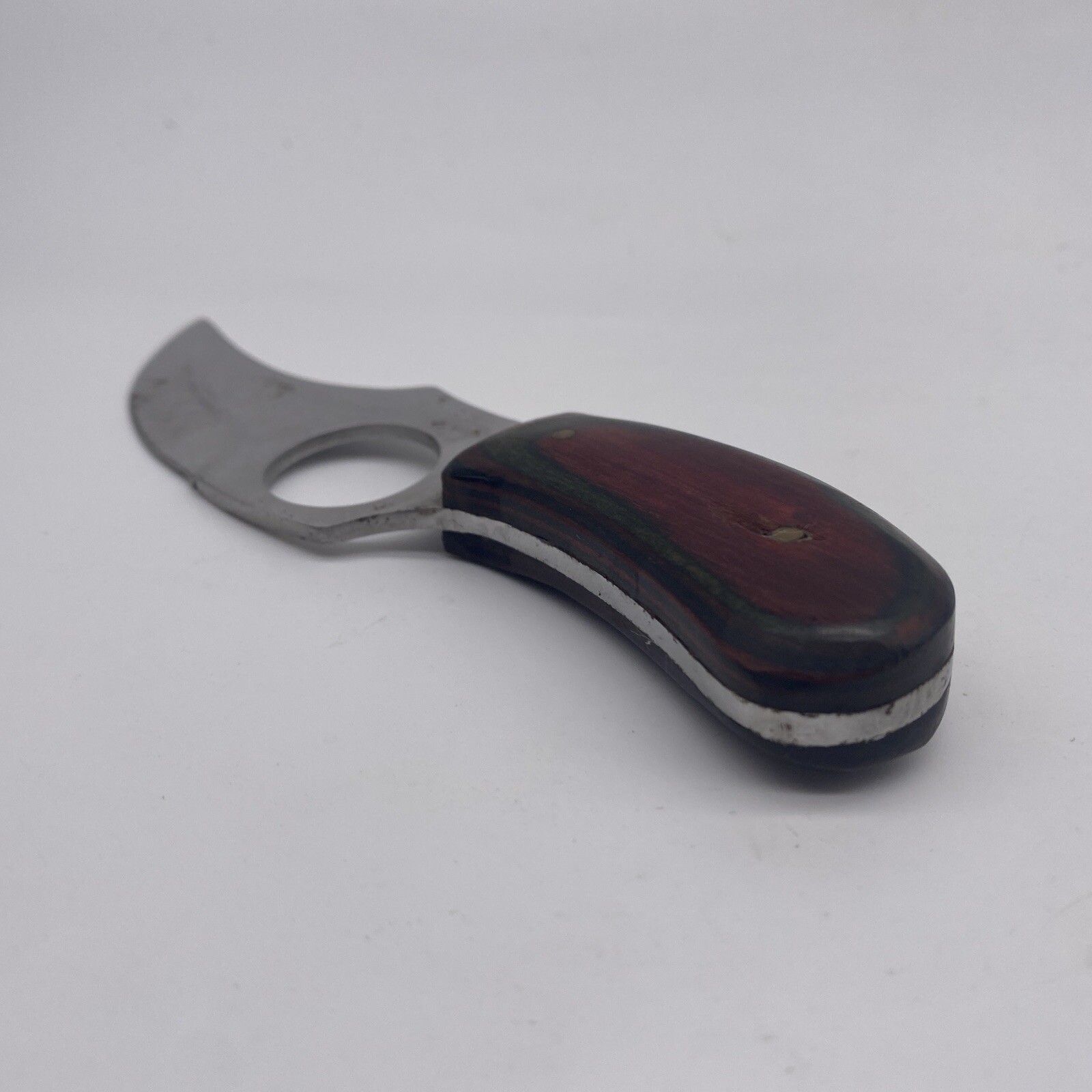 5.75″ Tactical Wood Handle Fixed 2.5” Blade Skinning Knife Hunting