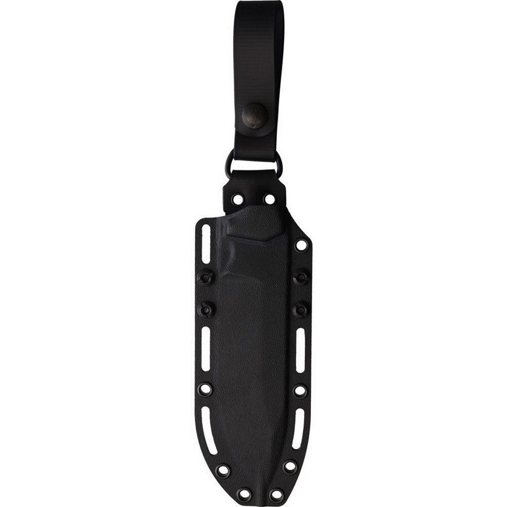 Fobos Knives Stainless Blade Fiber Handle Fixed Knife FOB070-T1-BC-3V-GBLK-RED