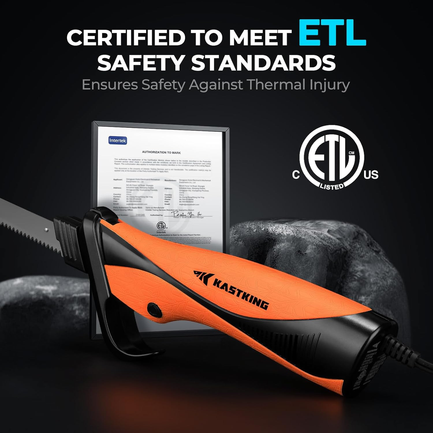 Kastking Speed Demon 110V Electric Fillet Knife, Precision Cut with High Torque