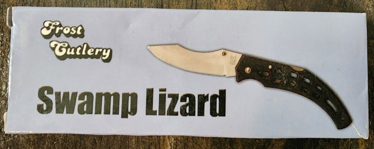 Frost Cutlery Swamp Lizard Lock Back 5 in Folding Knife