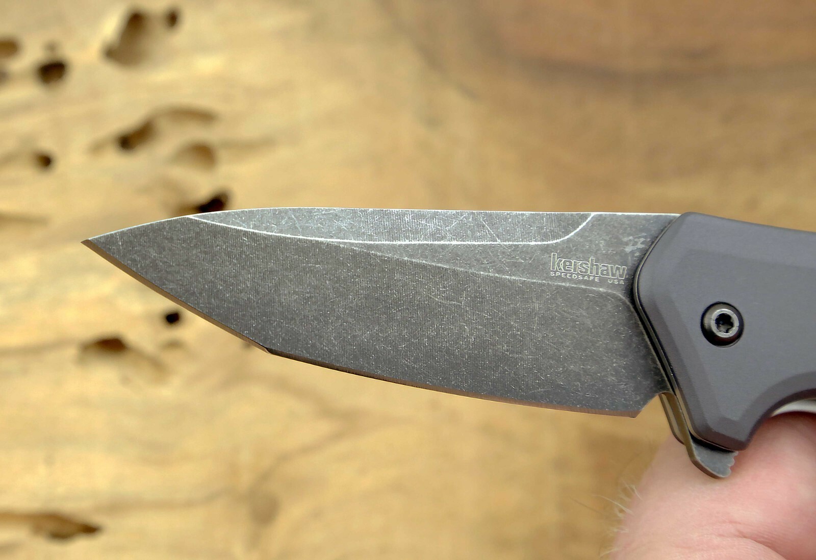 1776TGRYBW Kershaw Tanto Point Flag Logo Pocket knife assisted opener New Blem