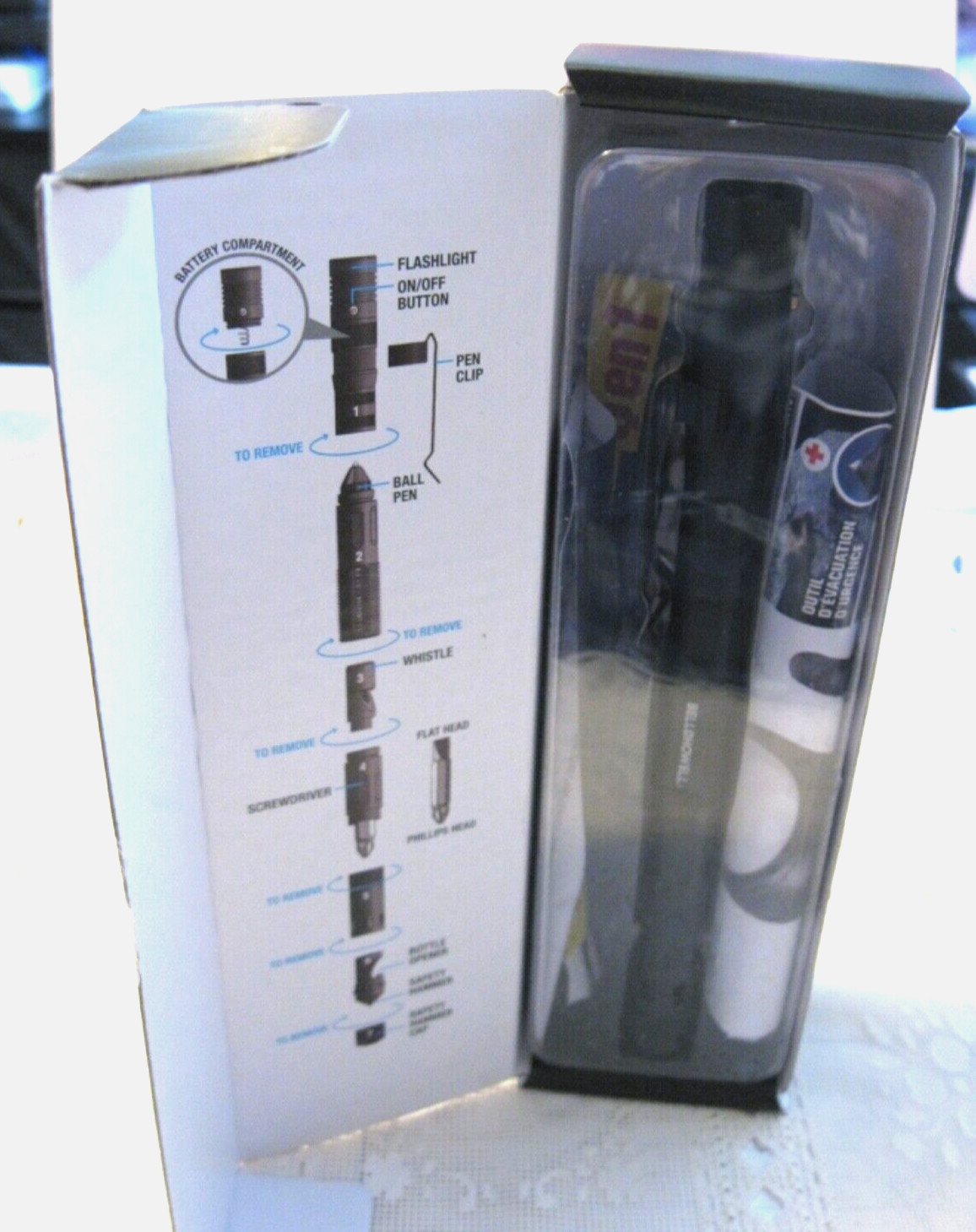 Tac Pen Deluxe – Tactical Pen / Black | New In Box