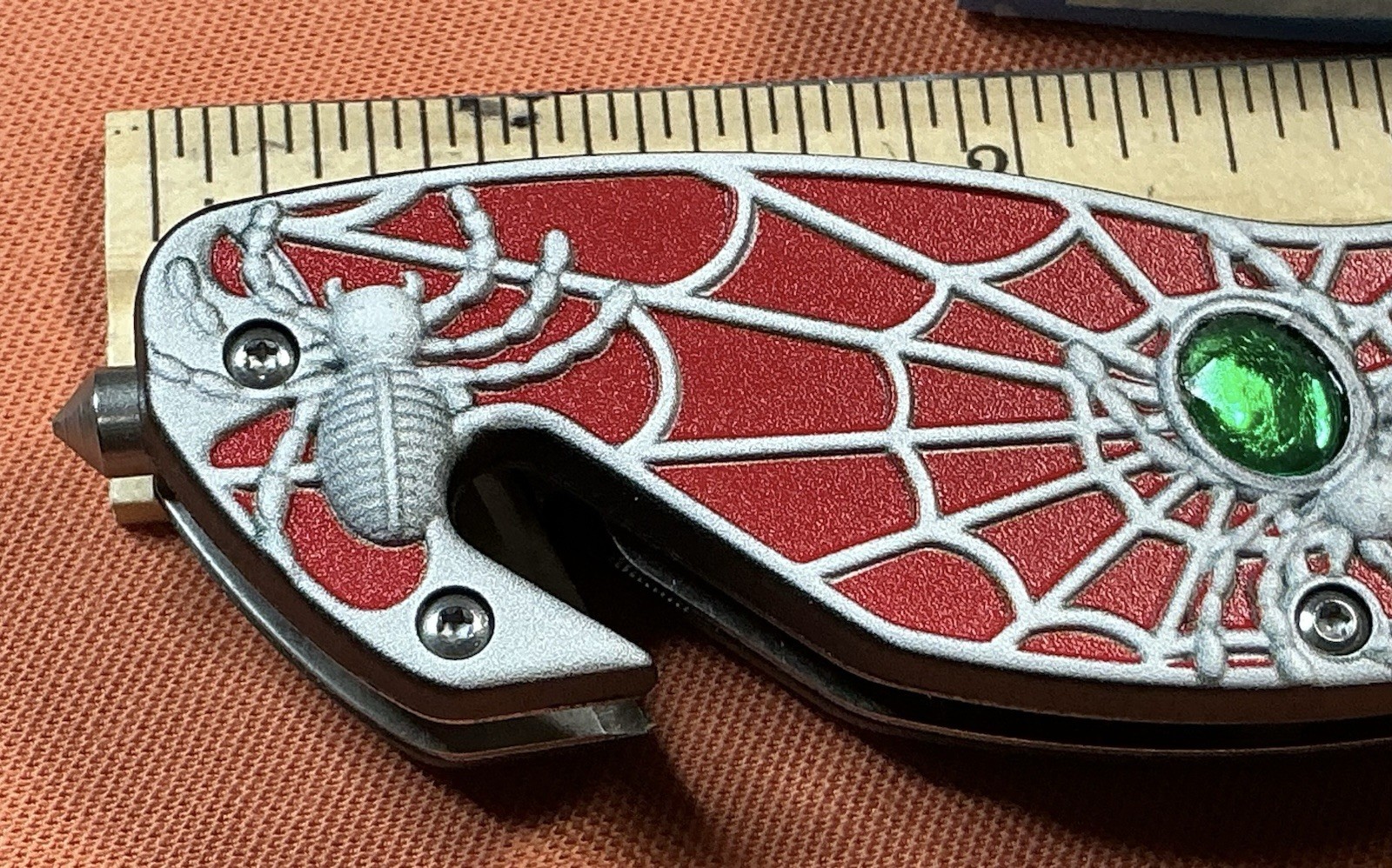 RITE-EDGE Spider Web A/O Folding Pocketknife 8in 3in Part Serrated SS