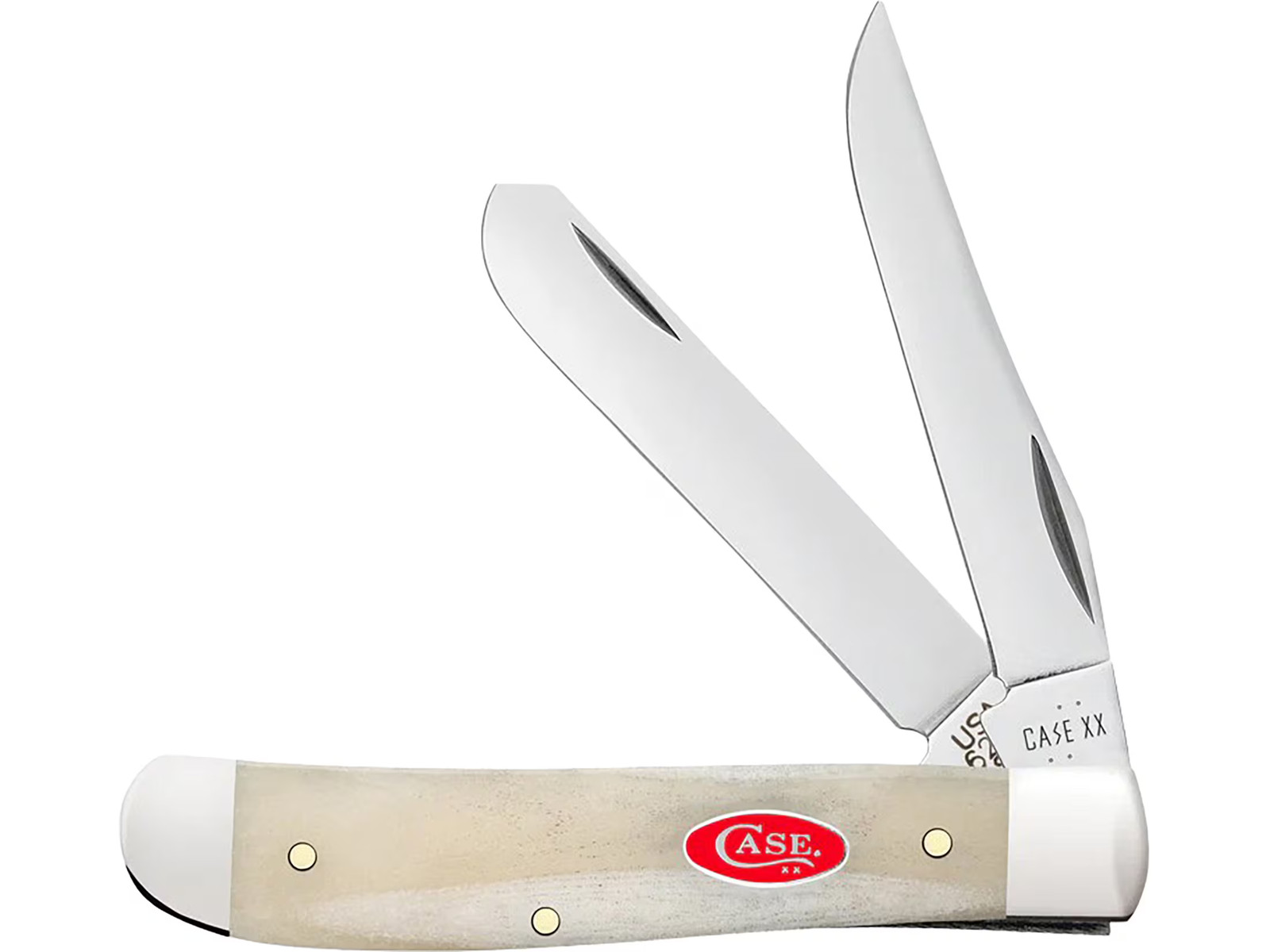 Case Mini Trapper Pocket Knife 2.75″ Clip Point, Spey Tru-Sharp Mirror Polished