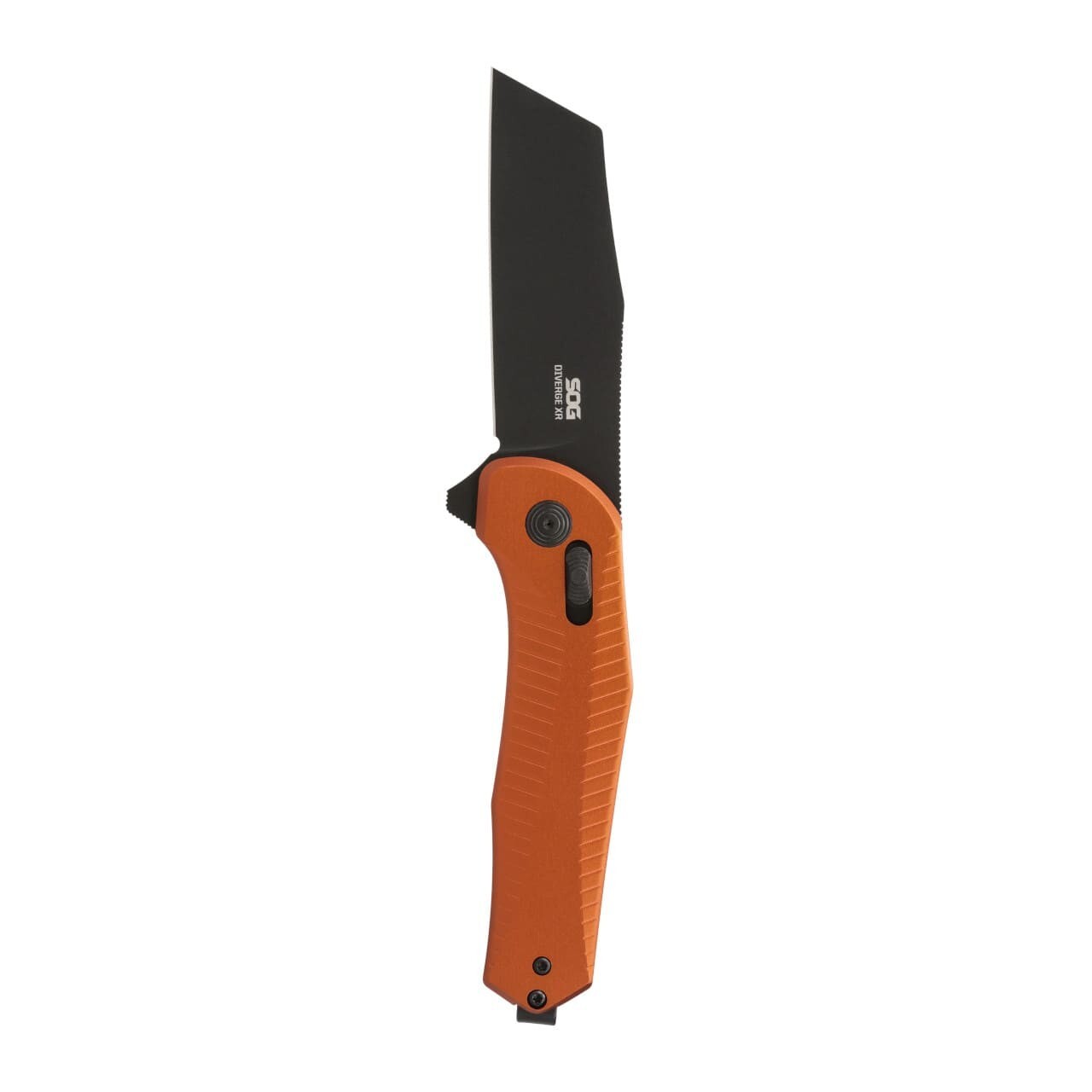 SOG Diverge XR 12-02-07-43 – 3″ D2 Sheepsfoot Blade Burnt Orange Aluminum Handle