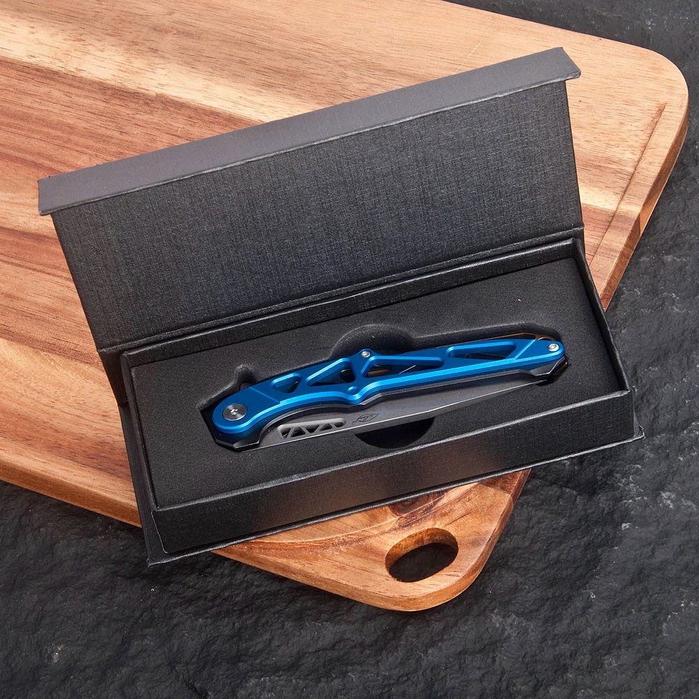 2pcs Pocket Knife, D2 Steel blade Aluminum Alloy Handle with Extra EDC Knife