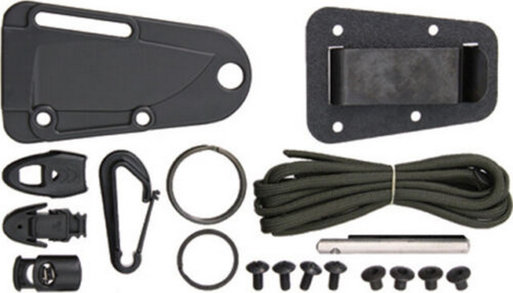 ESEE Izula Dark Earth Fixed Blade Knife with Eside Kit- IZULA-DE-KIT