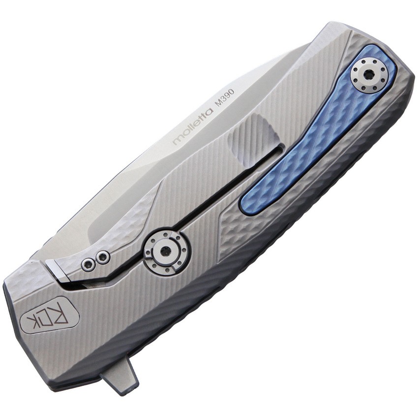 LionSTEEL ROK Titanium Gray ROK G 3.25″ M390 Gray Titanium Folding Knife