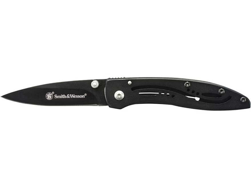 Smith & Wesson CKLPB Assisted Opening Pocket Knife 2.28″ Drop Point 7Cr17MoV