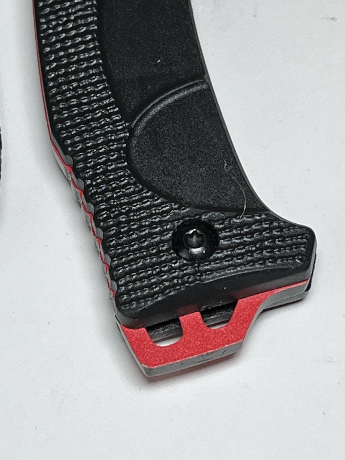 Fixed Blade Tactical Knife Wartech Red Black Hunting Blade w/ Sheath 9-1/4” OAL