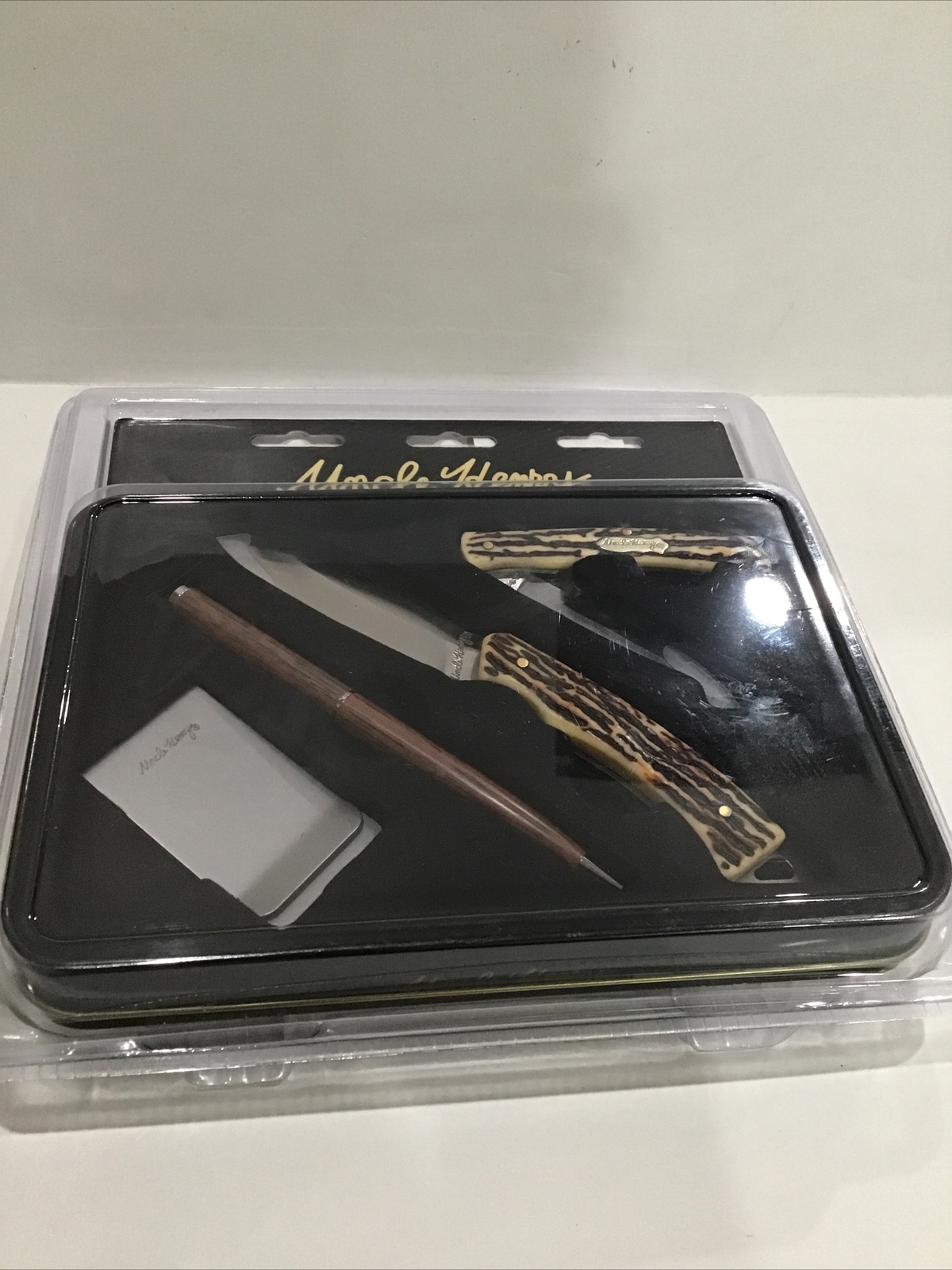 UNCLE HENRY 2023 Money Clip LIMITED EDITION GIFT SET WITH TIN BOX! Fast Shipping