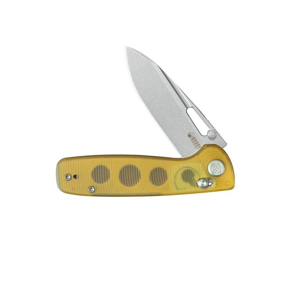 Kubey Bluff Axis Lock 3.19″ Folding Knife Ultem Handle – KU248E