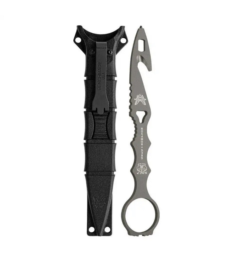 Benchmade 179GRY SOCP Rescue Tool w/ Black Sheath Gray