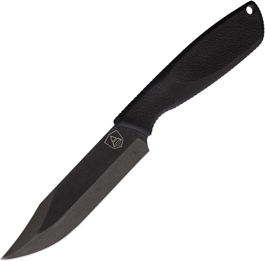 Ontario Spec Plus Alpha Survival 9710 5″ Black Rubber Fixed Blade