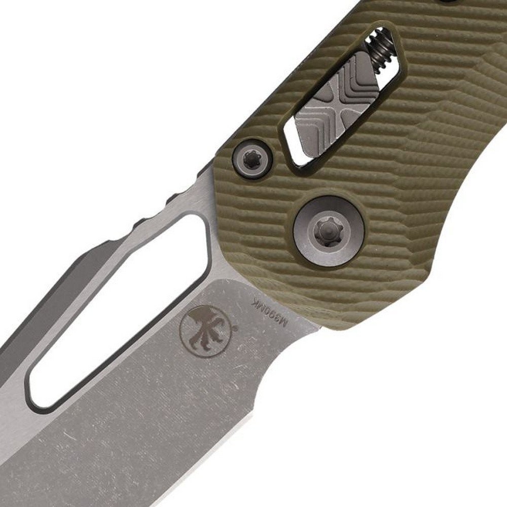Microtech Ram Lok Folding Knife Bohler M390MK Stainless Blade – 210-10APFLGTOD