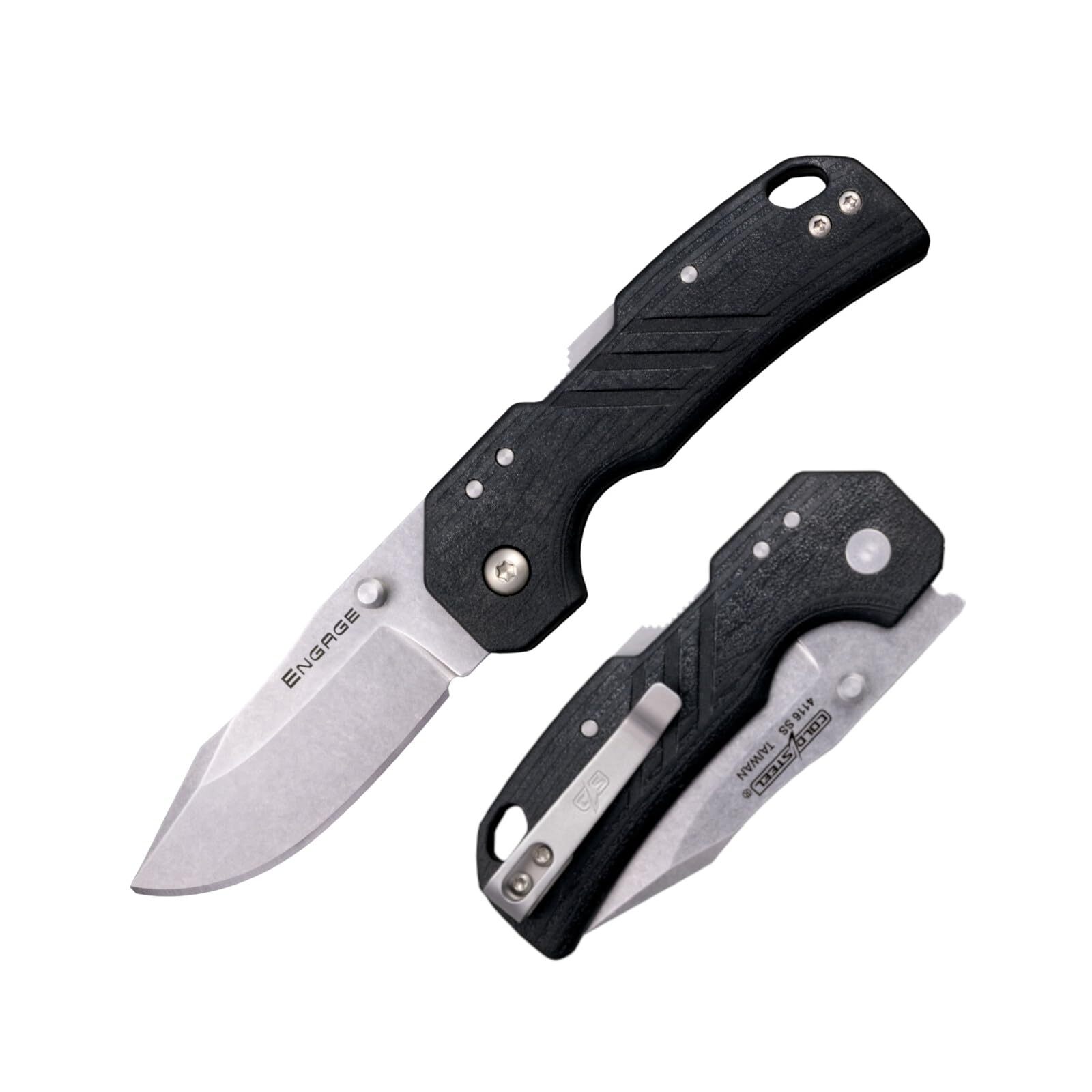 Cold Steel 2.5′ Engage / 2.5′ Clip Point Blade / 3MM Thick / 4116SS Steel