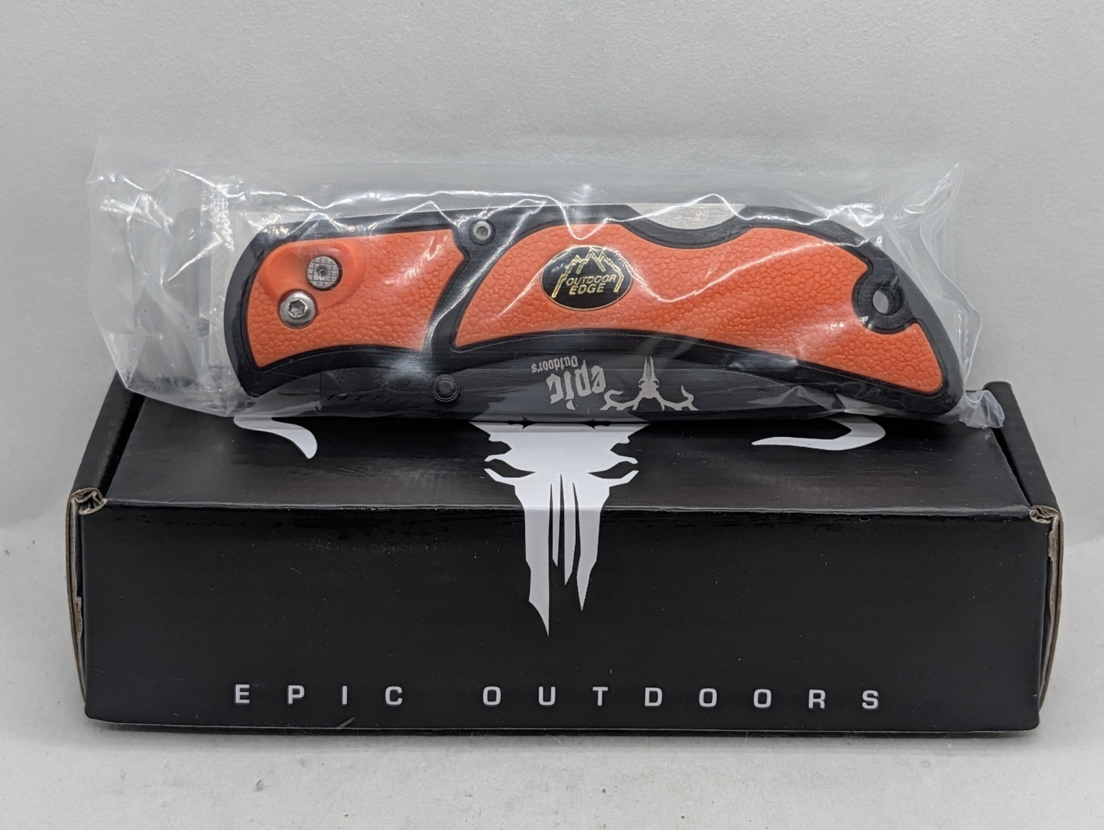 Outdoor Edge Razor-Lite EDC Knife Orange 3 inch w/Spare Blades New